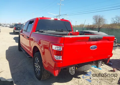 2022 Ford F-150 Xl из США, поврежденный, VIN 1FTEW1CP0NKE69703